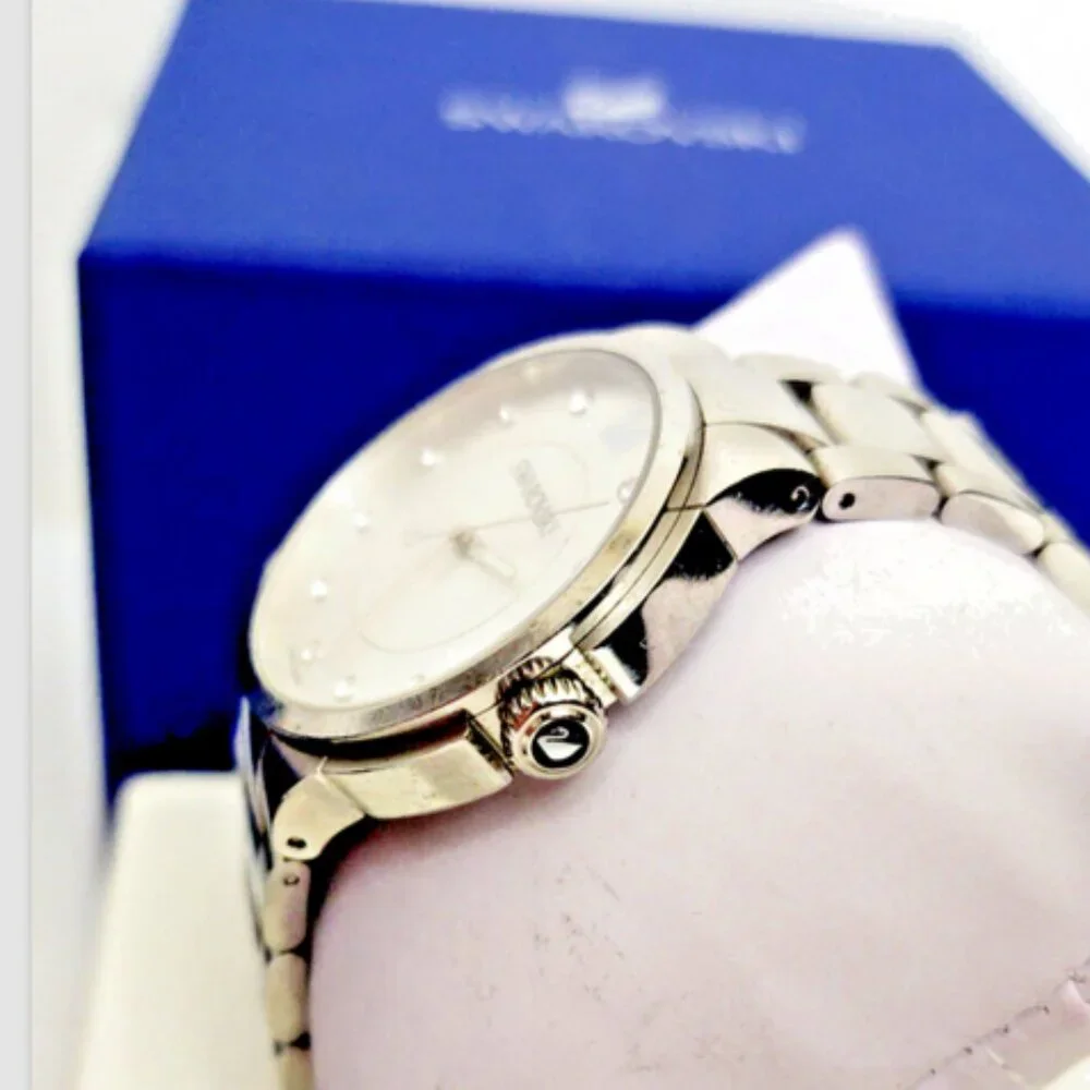 Swarovski City Stainless Steel Womens Watch 5181632 Swiss Made Movement